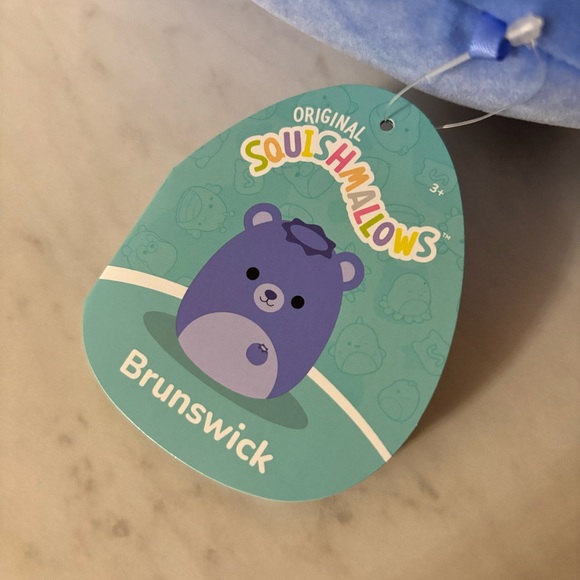 Brunswick the Blueberry Bear Squishmallow - Picture 3 of 3